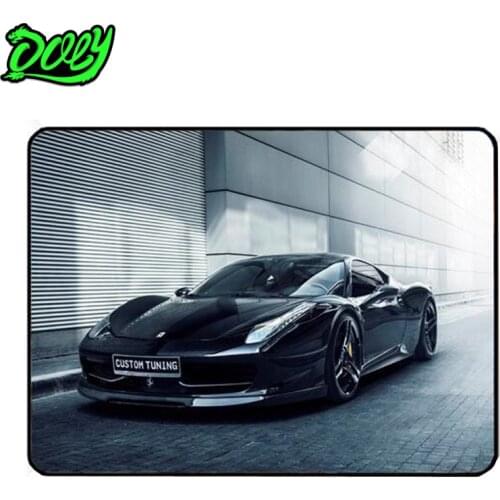 DOKLY mouse pad gaming mouse mat Sports car scenery 260X210X3mm locking edge speed version mouse mat