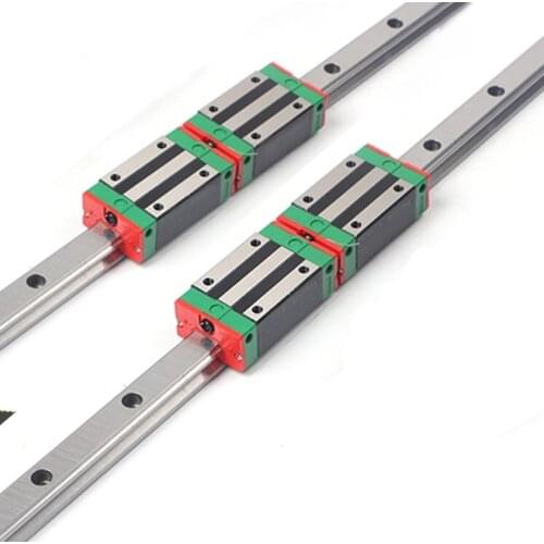 2pcs Linear Rail Guide HGR15 -L 1300mm + 4pcs HGH15CA linear Slide Blocks HGH15 China Made