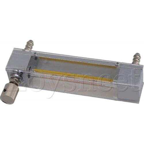 LZB-3 2.5-25ml/min Plastic Transparent Flow Meter for Liquid Water Gasoline with Control Valve