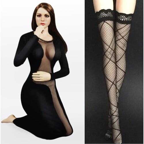 MagiDeal 1:6 Scale Lady Doll Stockings Night Dress for 12'' /Kumik Doll Models Action Figure