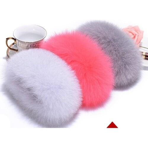High Quality Fox fur Cuffs Hot Sale Wrist Warmer Genuine Fox Fur Cuff Arm Warmer Lady Bracelet Real Fur Wristband Glove