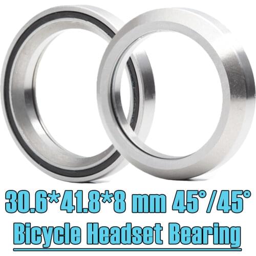 MH-P08F Bearing 30.6*41.8*8 mm 45/45 ( 1 PC ) Balls Bicycle Headset Repair Parts Ball Bearings