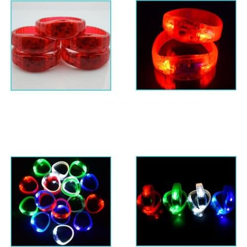 Flashing LED Light Arm Armband Strap Safety For Running Cycling Night Club