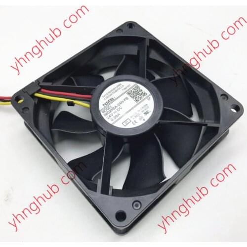 NMB-MAT 08025SA-24N-FB 01 Server Cooling Fan DC 24V 0.09A 80x80x25mm 3-wire