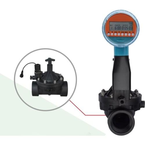 1/2" 3/4" 1" 1-1/2" 1-1/4" 2" DC Latching Normally Closed Irrigation Solenoid Valve Dry Battery Controler Timer Solenoid Valve