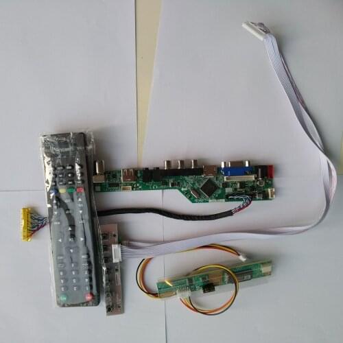 TV HDMI AV VGA USB driver card TV56 LCD LED Controller board kit For LP154WX4(TL)(E1)/TLE2 1280X800 15.4" monitor