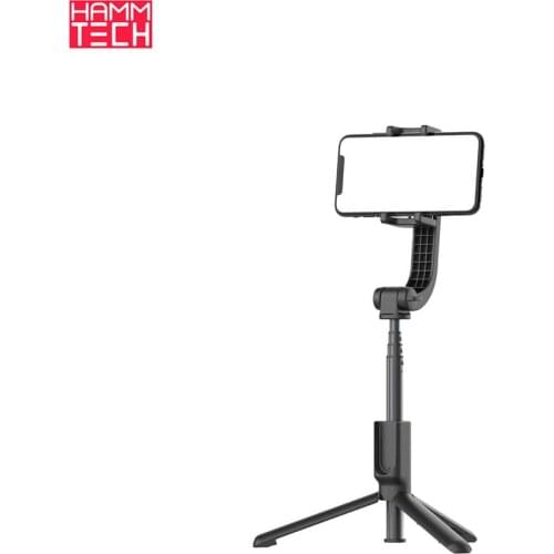 Mobile Phone Single-axis Stabilizer Holder Stand Bluetooth Remote Control Integrated Selfie Video Live Tripod