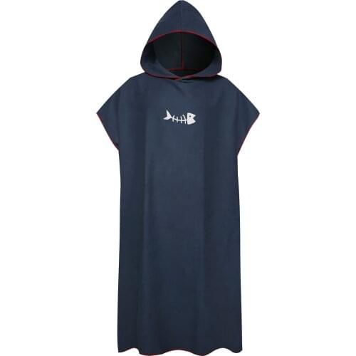 Surf Poncho Changing Towel Quick-Dry Robe with Hood Microfiber Beach Blanket Bath Towel Swim Towel Wetsuit Beach Poncho