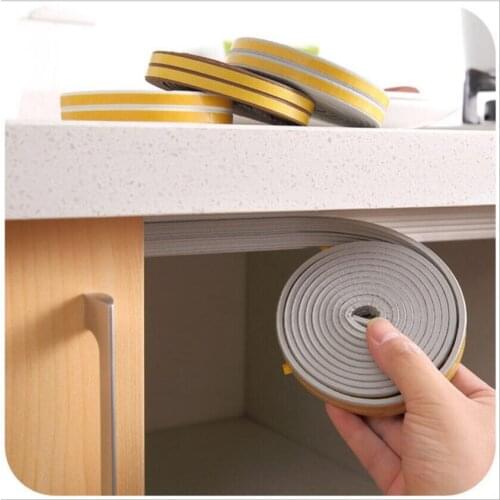 Door and window self-adhesive soundproof seal 5 meters Security door window windproof bumper strip VEC material