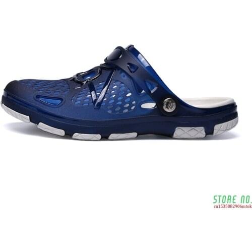 Summer Men Slippers Fashion Beach Sandals Shoes Men Outdoor Breathable Flip Flops Casual Play Water Men Summer Shoes