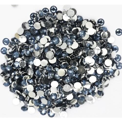 Montana Color 2~6mm Flatback стразы Resin Non hotfix Rhinestones in Bulk Package Plastic Nail Art Decoration for Garment