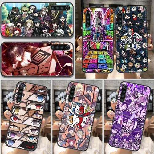 Danganronpa V3 Phone Case For Xiaomi Redmi Note 7 8 9 10 7A 8T 9A 9T 9S 10S Pro black pretty coque painting back luxury