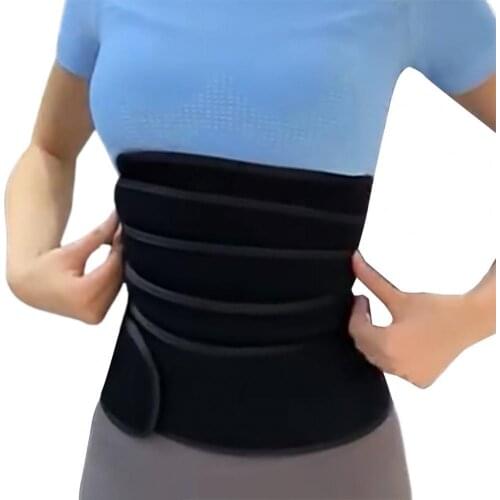 Waist Trainer Pure Color Skin-friendly No. 1 Fat Burning Abdominal Exercise Trimmer Sports Fitness Girdle Elastic Long Waistband