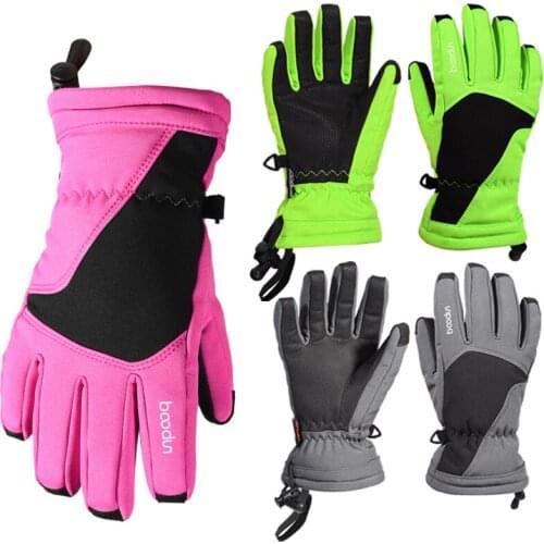 Men Women Windproof Waterproof Warm Cycling Ski Gloves Motorcycle Winter Skiing Climbing Waterproof Snow Gloves Free Shipping