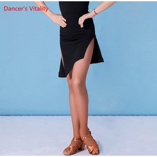 Latin Dance Practice Clothes Female Child Fashion Skirt New Girl Profession Performance Clothing Irregular Skirts Summer