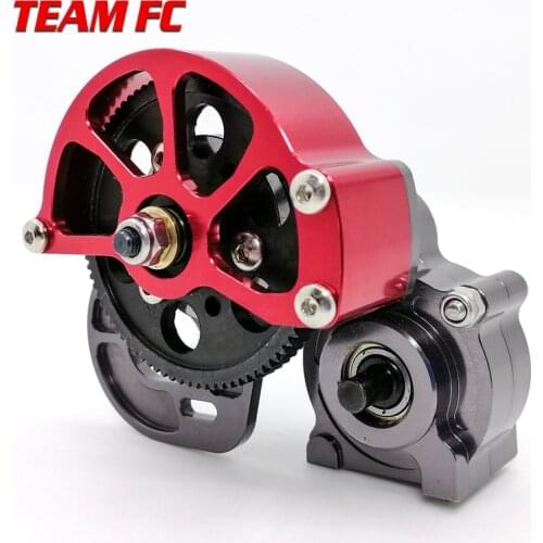 1pcs 1/10 Full METAL Assembled Transmission Gearbox Tranny With Straight Gear for RC AXIAL SCX10 D90 RC Car Truck S126