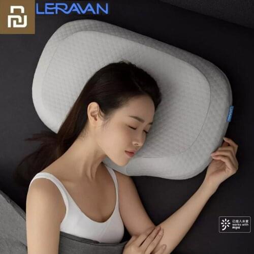 2021 Xiaomi LERAVAN AI Smart Neck Massager Airbag Electric Massage Sleep Pillow Alarm Clock Work With Mijia APP / Voice Control