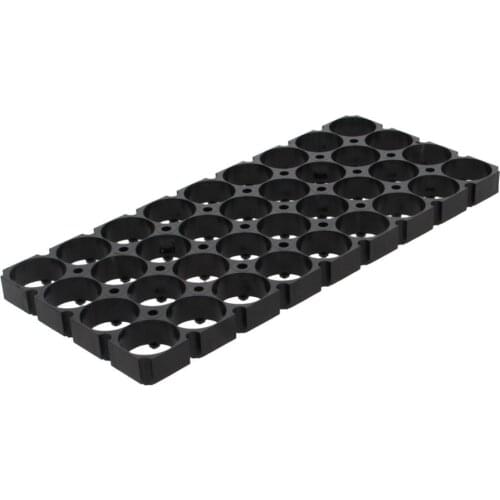 Non-flammable Battery Box Accessories 4*9/4*10/5*5/5*6/5*7/5*8/5*9 Bracket Spacing 19mm Aperture 18.5mm Applicable Model 18650