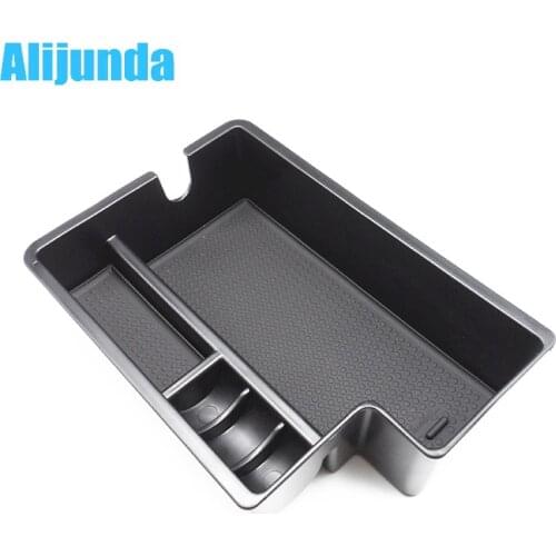 Alijunda Vehicle organizer mitsubishi outlander fit for asx 2012-2015 center arm restraint holder container tray box accessories