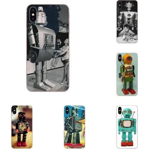 For Xiaomi Mi A1 A2 A3 CC9 CC9E 9T mi10 mi9 mi8 pro lite SE Special Offer Phone Case Vintage Robot