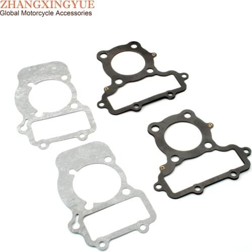 Motorcycle Cylinder Gasket Set Top End for Yamaha Virago V-Star 250 XV250 XV 250cc 3DM-11351-00 2UJ-11181-01