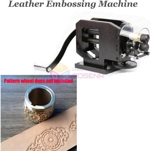 Leather Belt Stamping Machine Pattern Embossing Cold Pressing Machine For Leather Guitar Straps Logo Printing Embosser