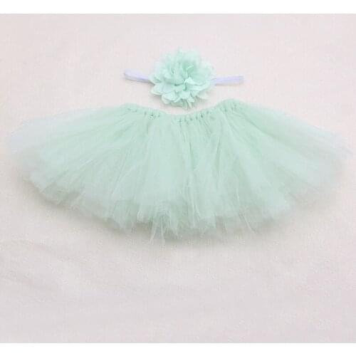 Cute Toddler Newborn Baby Girl Tutu Skirt & Headband Photo Prop Costume Outfit