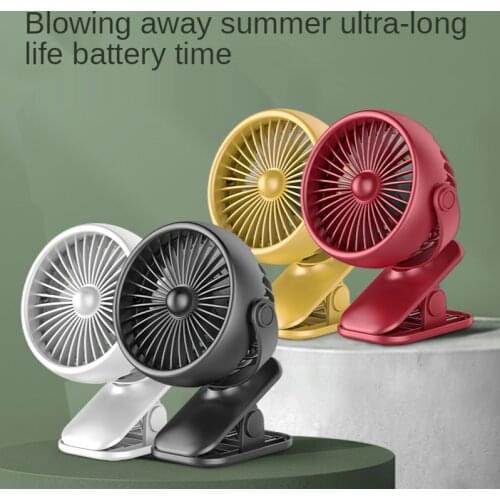 Mini Usb Clip Fan 720% Rotation Dormitory Stroller Desktop Home Desktop Small Fan Camping and Hiking Gear