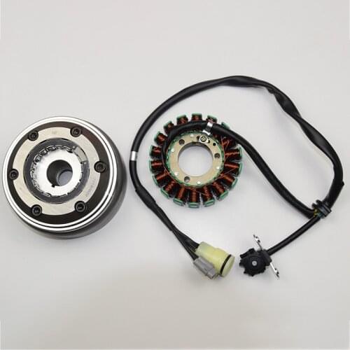 Motorcycle Magneto Stator Plate Flywheel Generator Stator Coil Magneto Rotor For Loncin CR6 VOGE300R YF300
