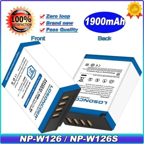 NP-W126S NP-W126 Battery For Fujifilm Fuji X100F X-PRO1 X-PRO2 X-A1 X-A2 X-A3 X-A10 X-E1 X-E2 X-E2S X-E3 X-M1 X-T1 X-T2 X-T10