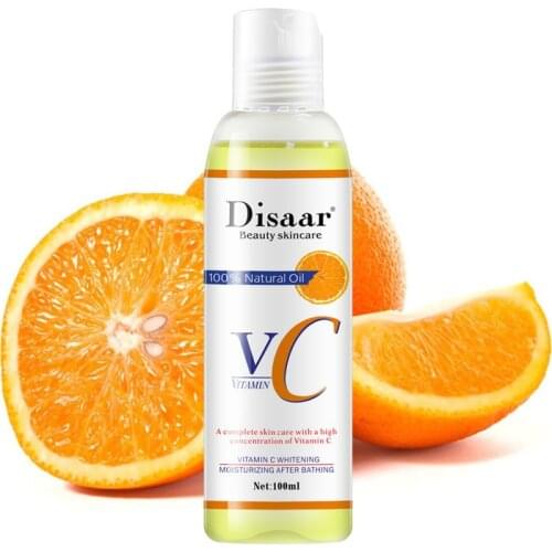 Organic VC Essential Oil Body Anti Wrinkle Serum Body Massage Oil Whitening Nourishing Moisturizing Brightening Skin Essence