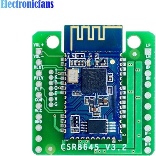 5W+5W Bluetooth 4.0 CSR8645 Amplifier Board Bluetooth APT-X Hifi Audio Stereo Receiver AMP Module DC 3.3-4.2V Top Sound Quality