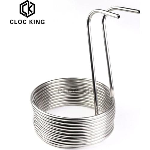 304 Stainless Steel Immersion Wort Chiller Tube Home Brewing Super Efficient Wort Chiller Home Wine Making Machine Part