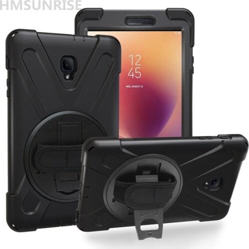 For Samsung Galaxy Tab A 2017 Case for SM-T385 tablet Shell 8.0 T380 T385 cover Shockproof 360 Degree swivel safe silicon Cover