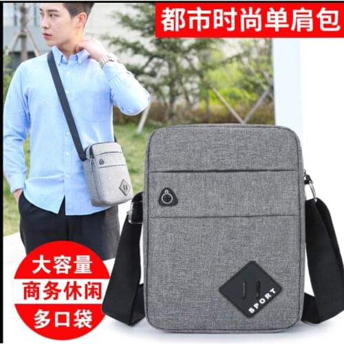 Single Shoulder Bag Mens Casual Multifunctional Backpack Messenger Bag Oxford Cloth Mens Bag Canvas Mens Business Bag