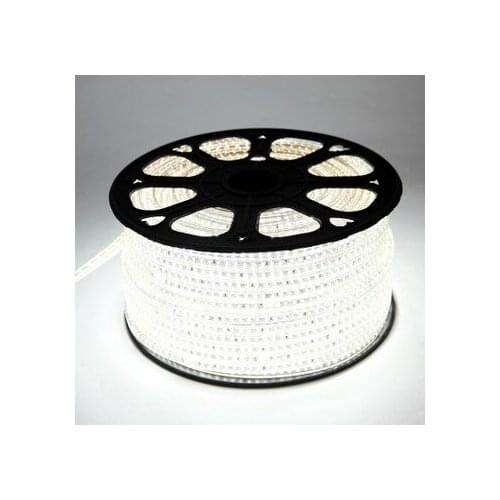Hot sale 100Metres/Roll Cool white 5050 LED strip 110V120V Waterproof IP65 flexible 60LEDS/Metre+10 Plugs Outdoor Indoor Project