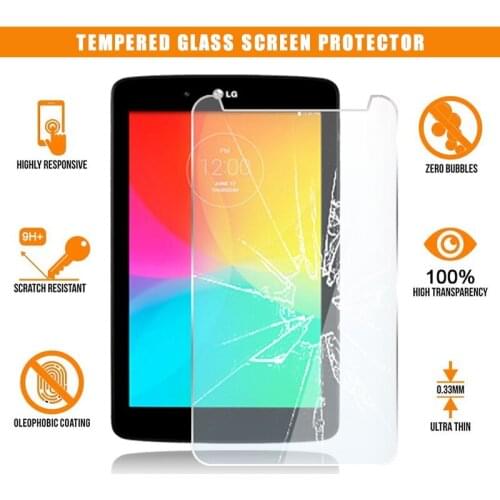 Screen Protector for LG G Pad 7.0 LTE VK410 UK410 LK430 Tablet Tempered Glass Scratch Resistant Anti-fingerprint Film Cover