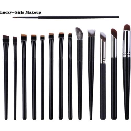 Lucky-Girls 1pcs Super Thin eye makeup brushes Cosmetic Tools for eyes Eyeliner Eyebrow Nose Shadow eyeshadow brush Animal Hair