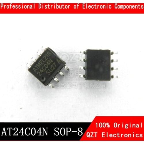 10PCS AT24C04N SOP-8 24C04 24C04N SMD In Stock