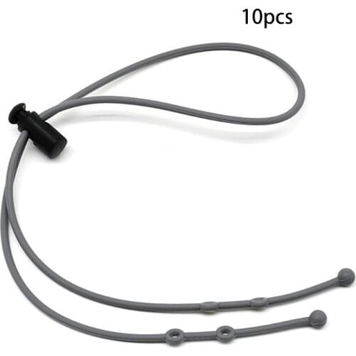10Pcs/Set Adjustable Face Mask Silicone Lanyard Rope Multifunction Eyeglass Anti-Lost Strap Mouth Cover Holder Hanging Neck Ear