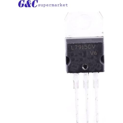 10PCS L7915CV L7915 TO-220 TO220 7915 LM7915 MC7915 New original