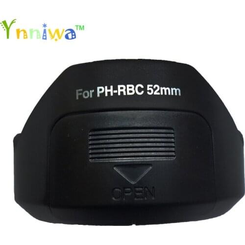 10pcs/lot For PH-RBC 52MM LENS HOOD SHADE FOR Pentax smc DA 18-55mm F3.5-5.6 AL WR Lens replace