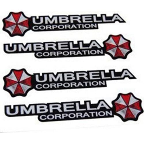 4 X Creative Decal Personality Waterproof UMBRELLA Car Stickers Decals for BMW KIA AUDI Door Handel Car Styling for Kia Sportage