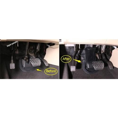 Lapetus Accessories Fit For Nissan Qashqai J11 2014 - 2020 Car Wheel Steering Shaft Plastic Protective Cover Kit