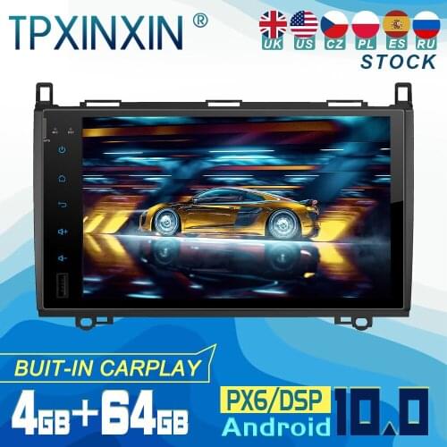 PX6 For Mercedes Benz Sprinte B200 Android 10 Carplay Radio Player Car GPS Navigation Head Unit Car Stereo WIFI DSP BT
