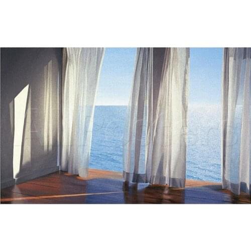 Canvas art oil painting Landscapes Blues Come Through modern hand painted artwork for living room wall decor high quality