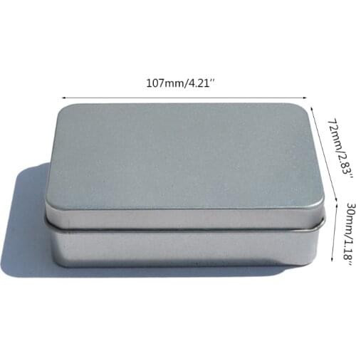 Dice Metal Box Standard Size Dice Metal Box 7pcs D4 D6 D8 D10 D% D12 D20 Set Metal Box RXBB