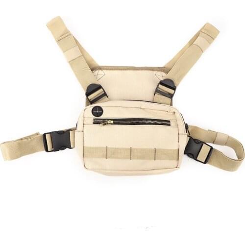 Hunting Chest Rig Bag Casual Outdoor Oxford Tactics Streetwear Vest Chest Rig Bag Waistcoat Chest Utility Pack