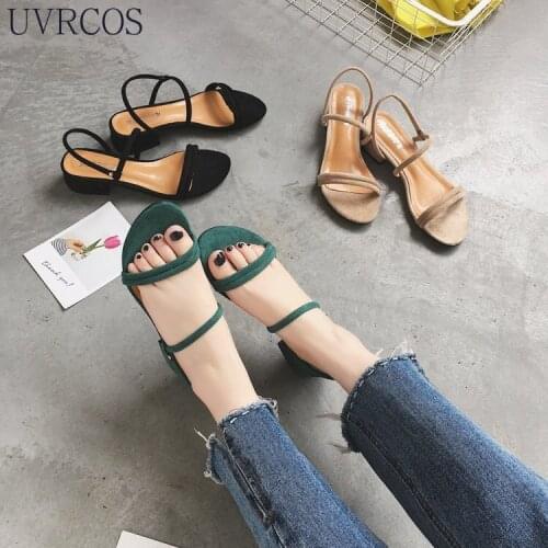2021 Summer New Korean Version of Thin Wearresistant Womens Sandals and Slippers Flip-flops Beach Shoes Open-toed Sandals Women