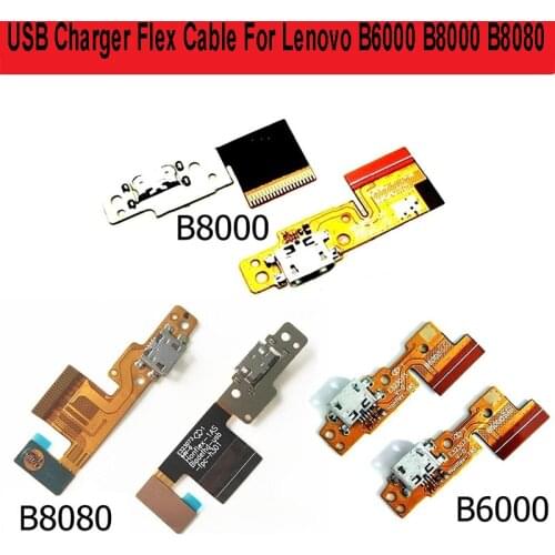 Genuine USB Charger Connector Flex Cable For Lenovo Pad B8000 B8080 10.1" B6000 Usb Charging Jack Dock Flex Ribbon Repair